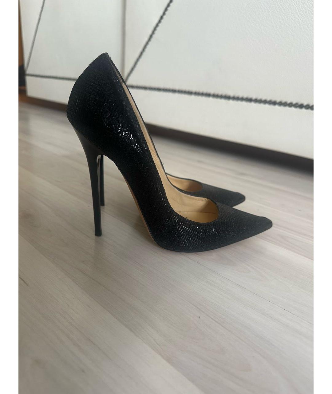 JIMMY CHOO Черные кожаные туфли, фото 6