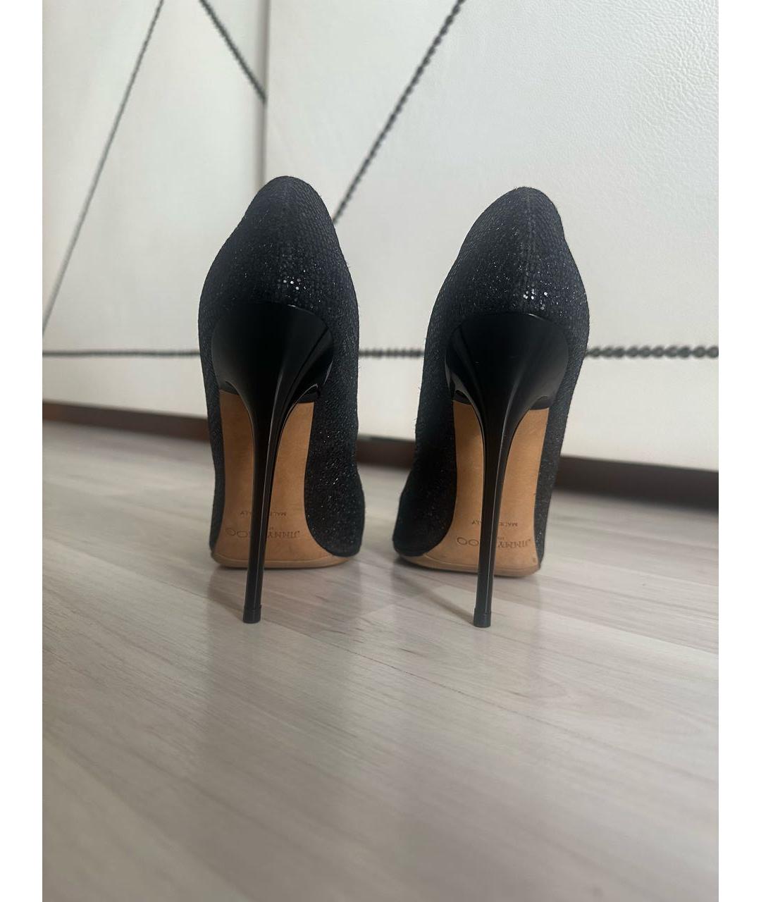 JIMMY CHOO Черные кожаные туфли, фото 4