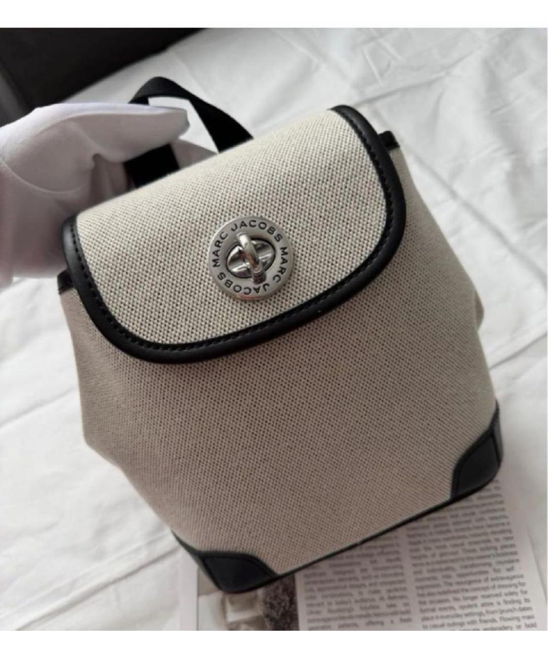 MARC JACOBS Серый кожаный рюкзак, фото 2