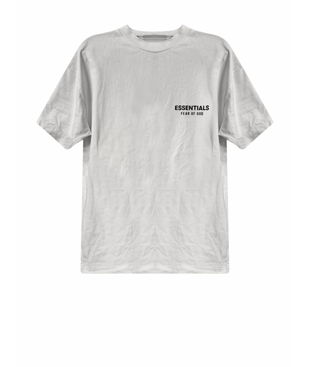FEAR OF GOD ESSENTIALS Белая хлопковая футболка, фото 1