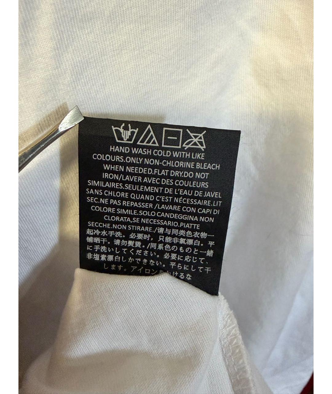 FEAR OF GOD ESSENTIALS Белая хлопковая футболка, фото 5