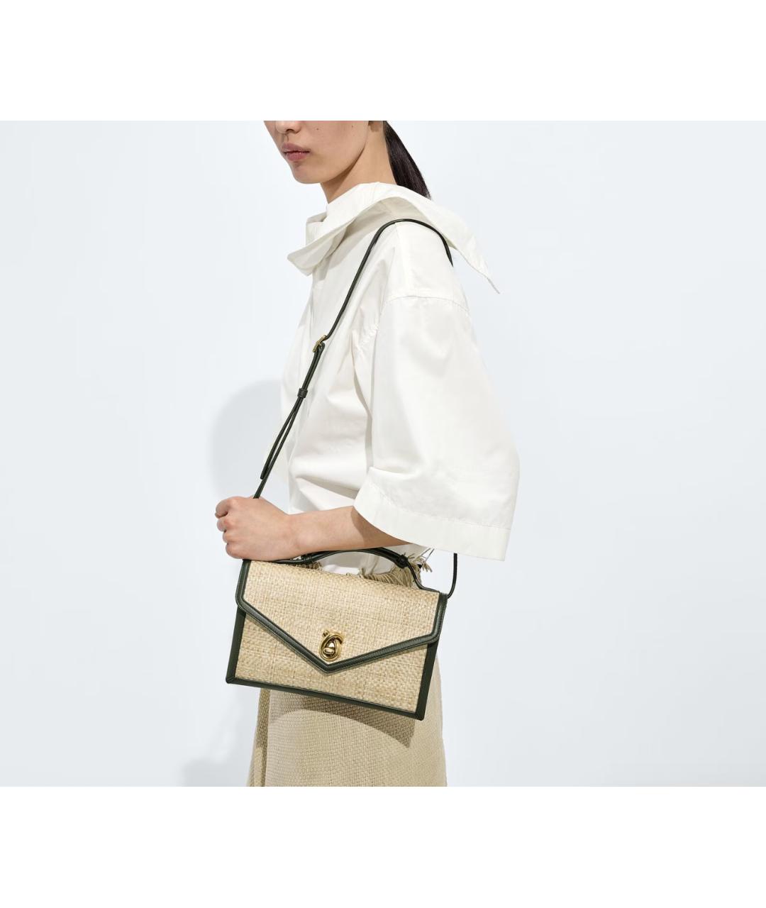 BOTTEGA VENETA Бежевая сумка через плечо, фото 2