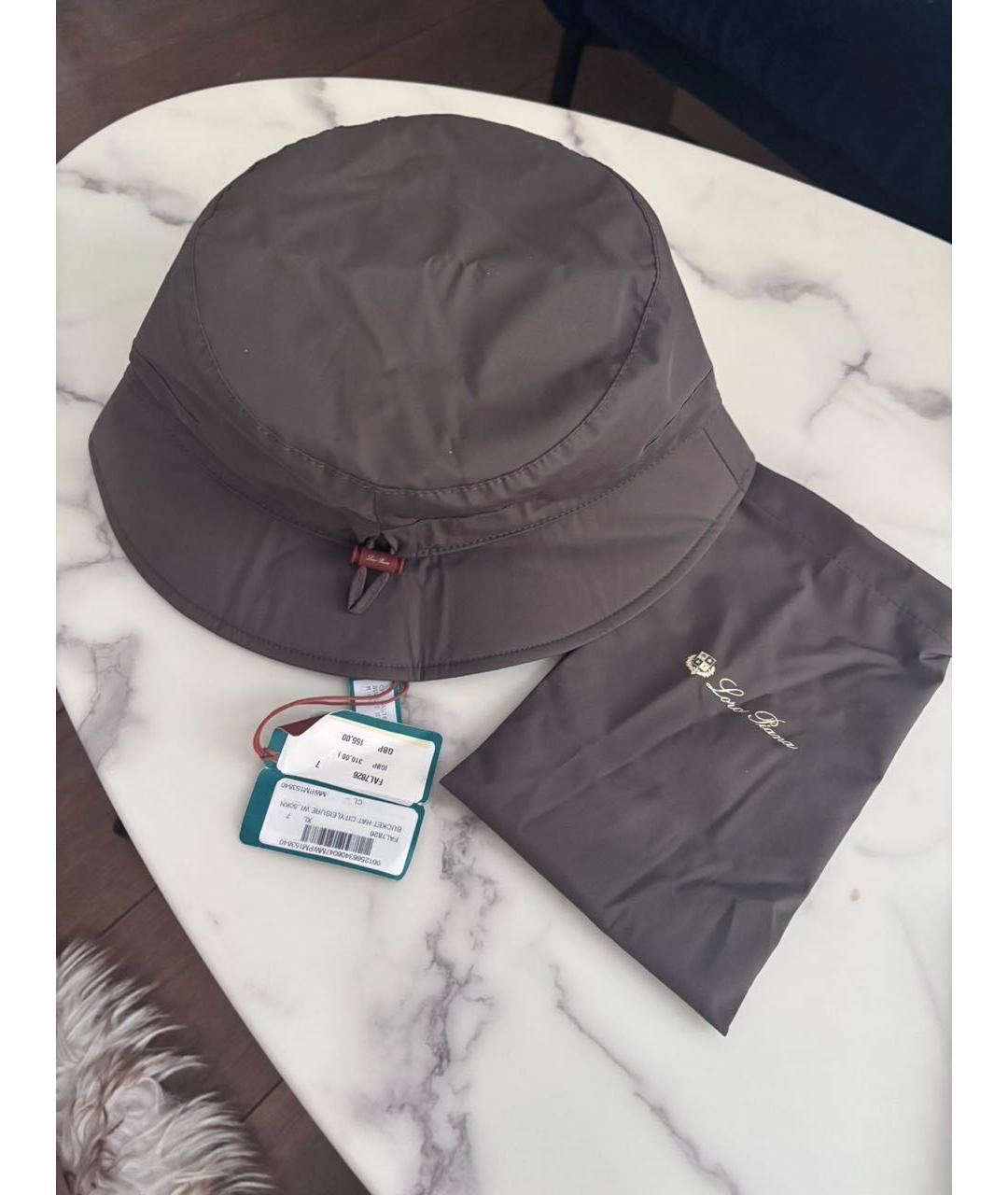 LORO PIANA Коричневая кепка/бейсболка, фото 7