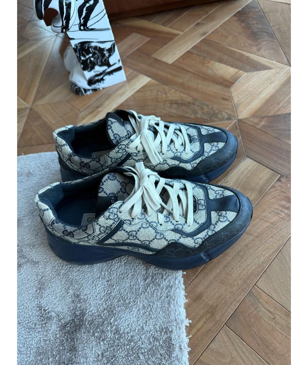 GUCCI Низкие кроссовки / кеды, фото 2