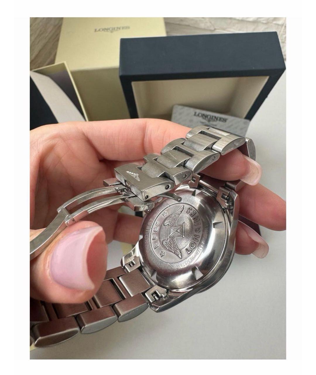 LONGINES Серебряные часы, фото 2
