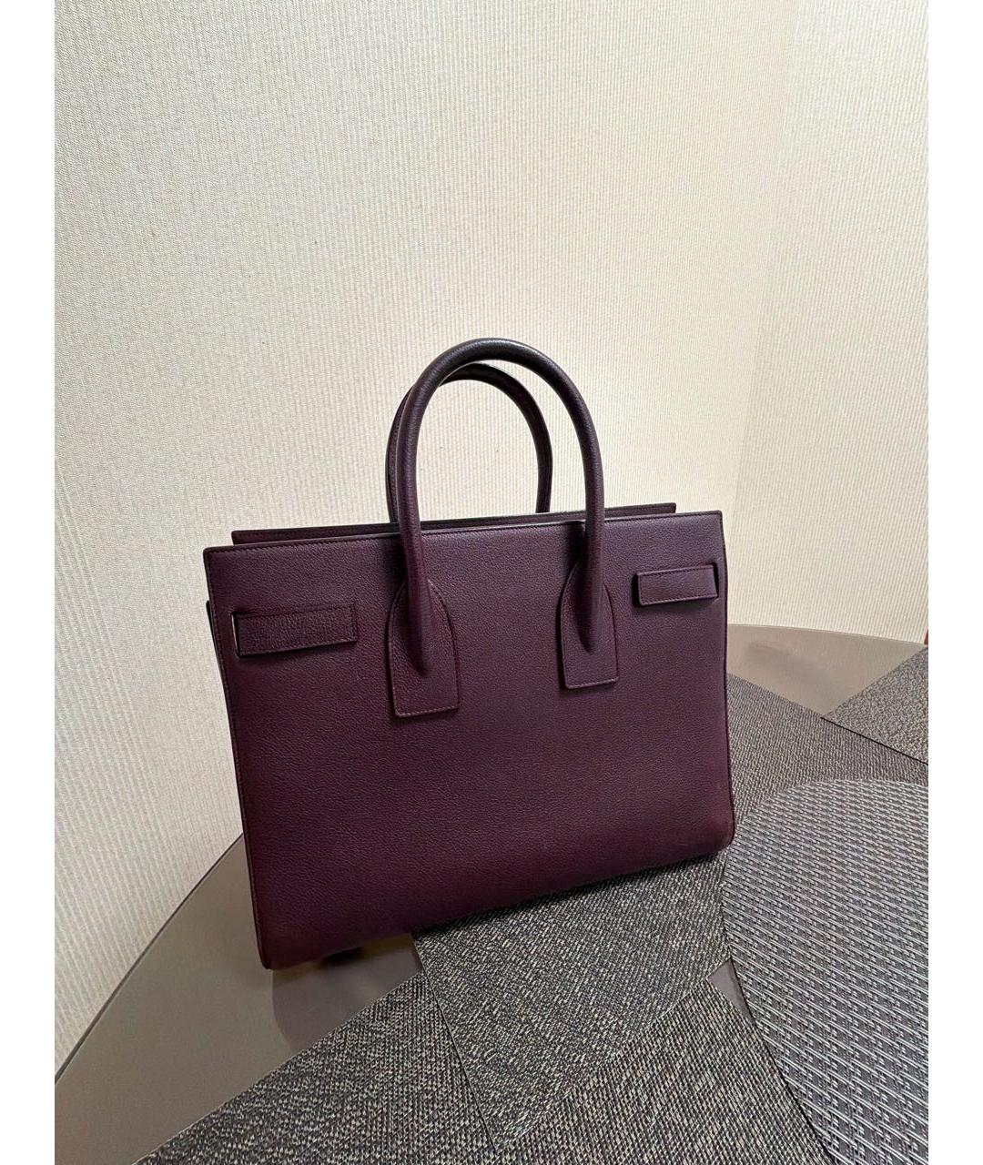SAINT LAURENT Кожаная сумка тоут, фото 3