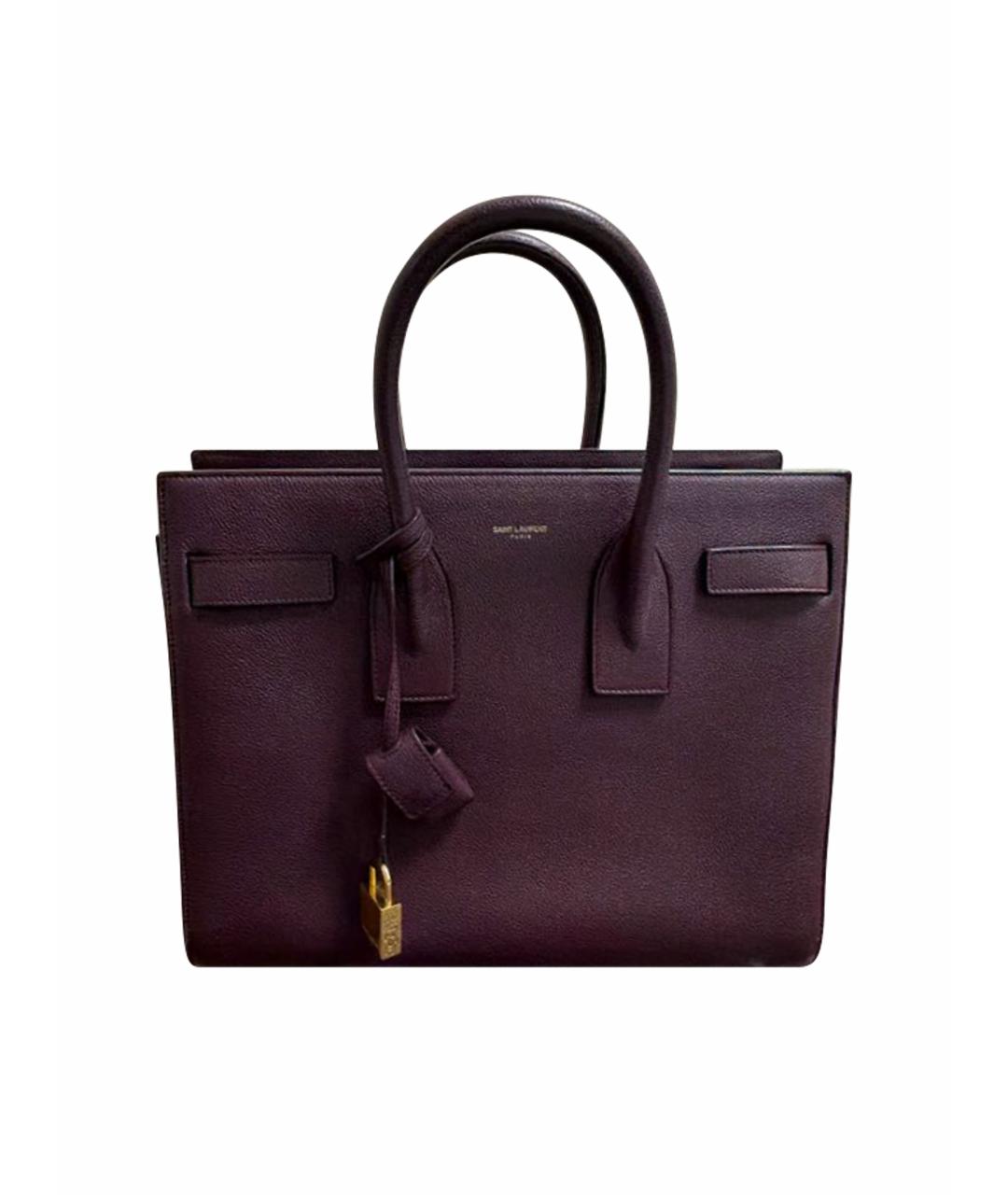 SAINT LAURENT Кожаная сумка тоут, фото 1