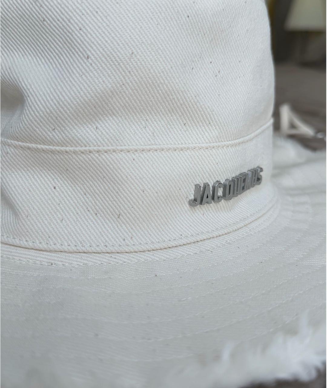 JACQUEMUS Бежевая хлопковая панама, фото 3