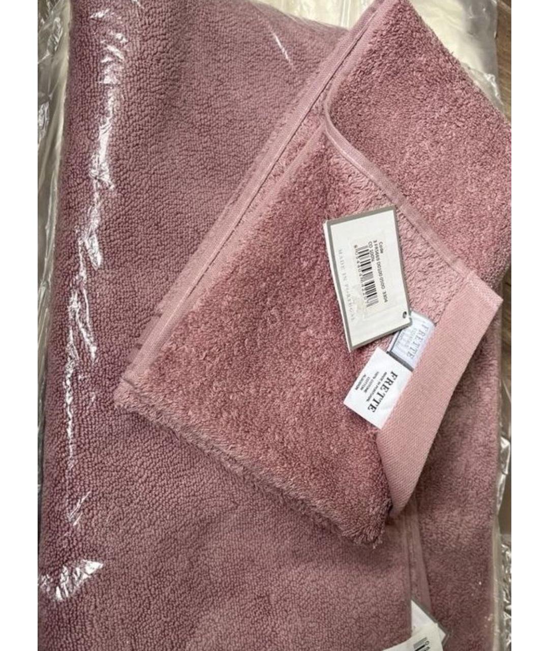 FRETTE Бордовое хлопковое полотенце, фото 5