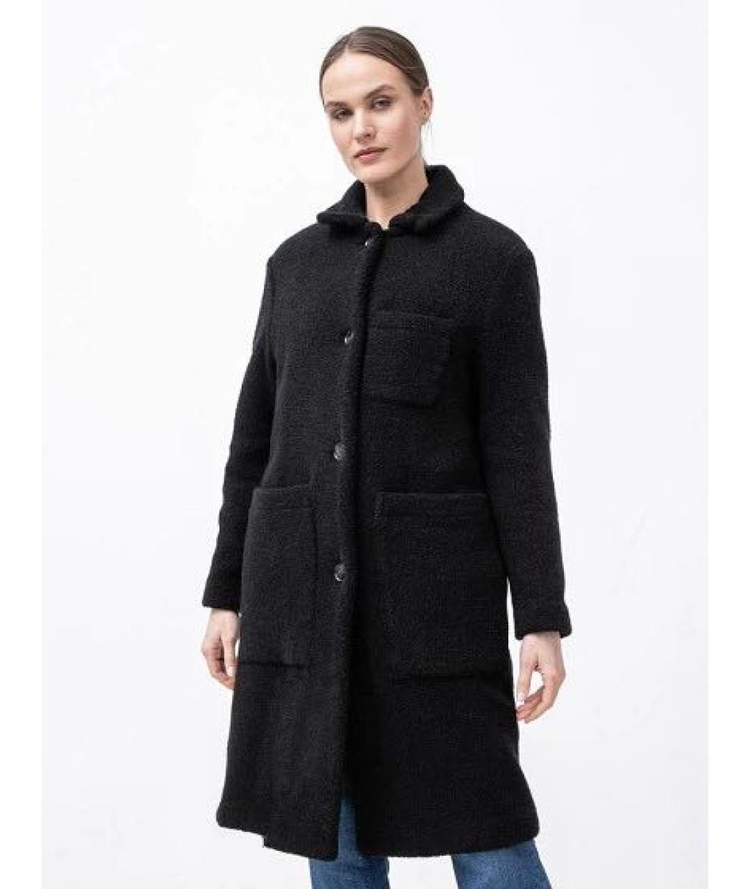 WOOLRICH Черное шерстяное пальто, фото 5