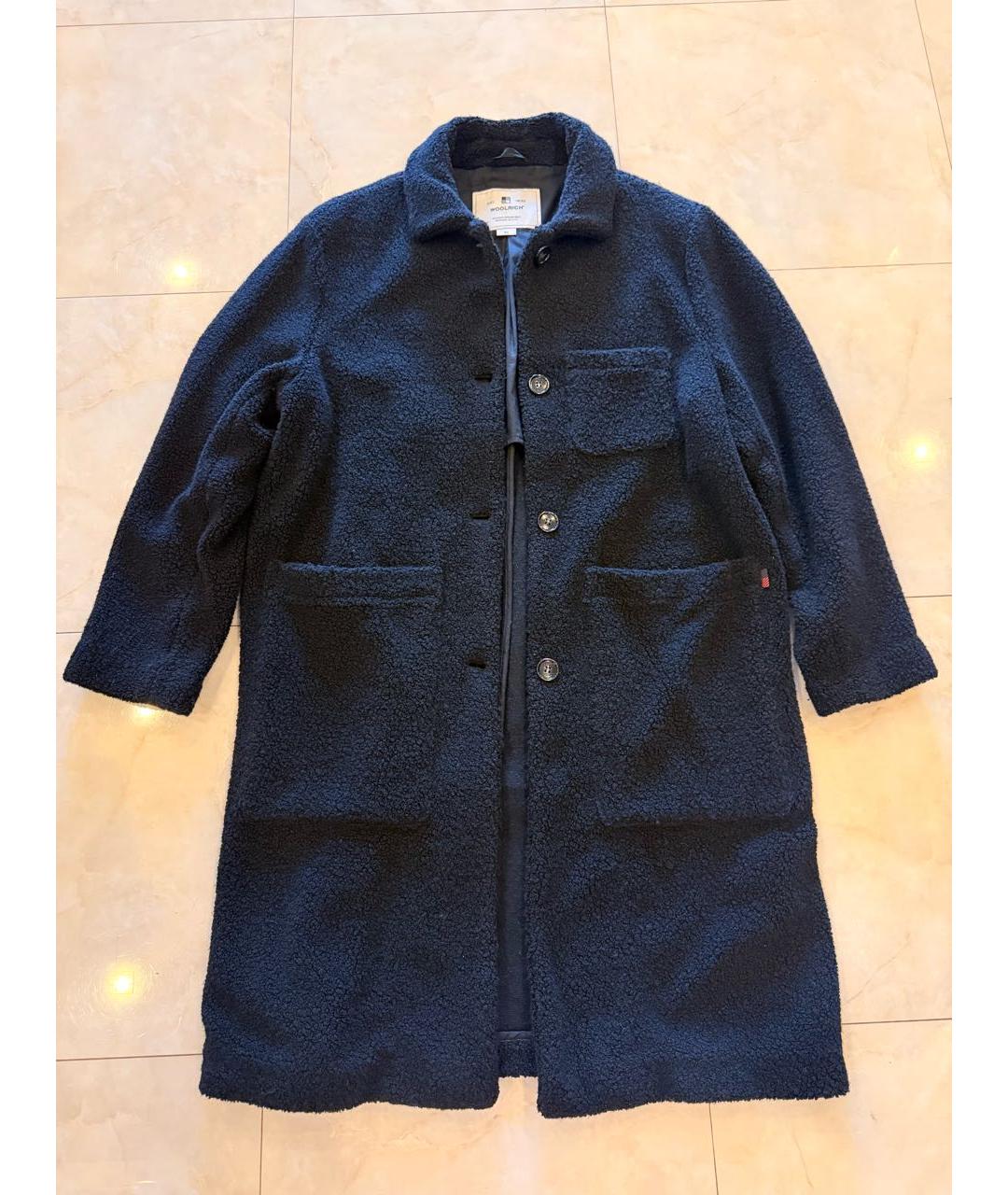 WOOLRICH Черное шерстяное пальто, фото 9