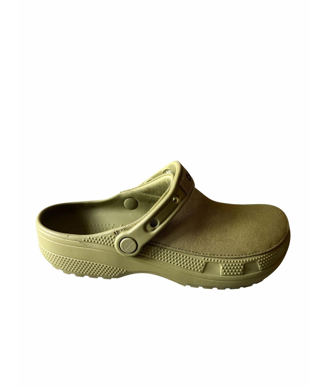 CROCS Хаки текстильные сабо, фото 1