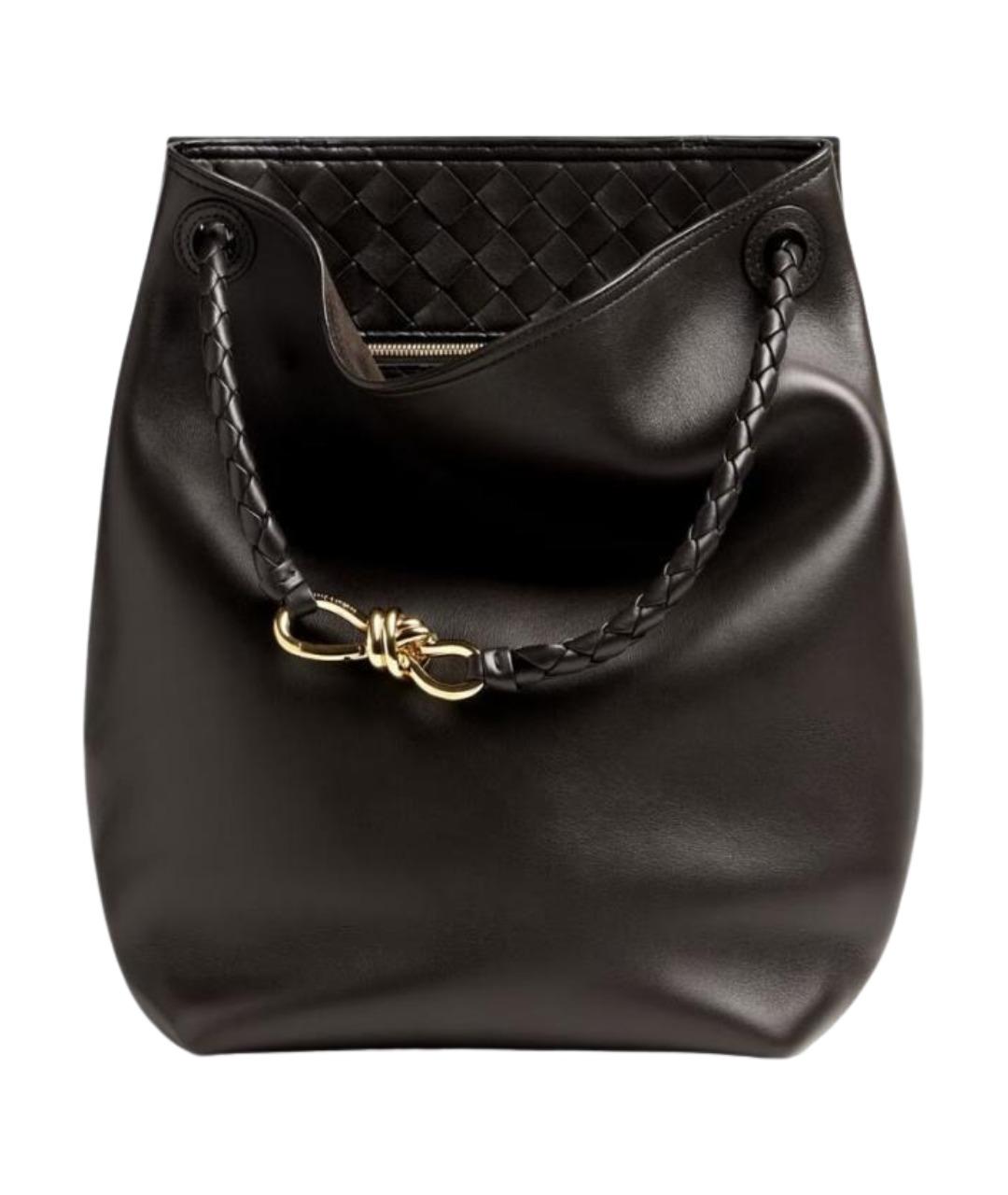 BOTTEGA VENETA Коричневая кожаная сумка через плечо, фото 1