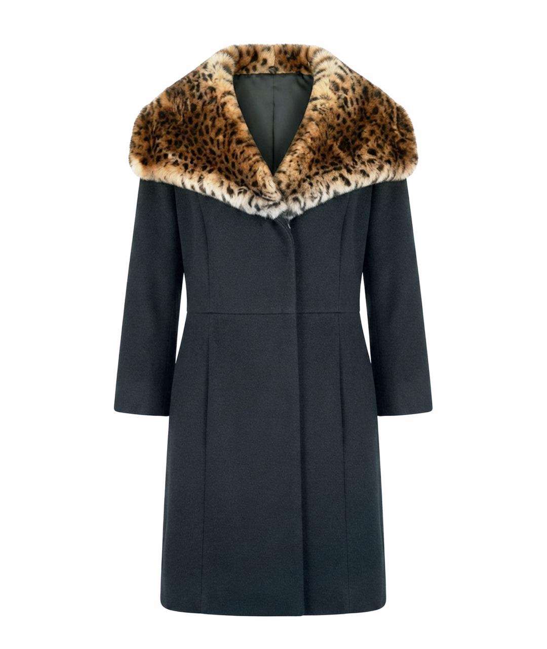 MAX MARA Черное шерстяное пальто, фото 1