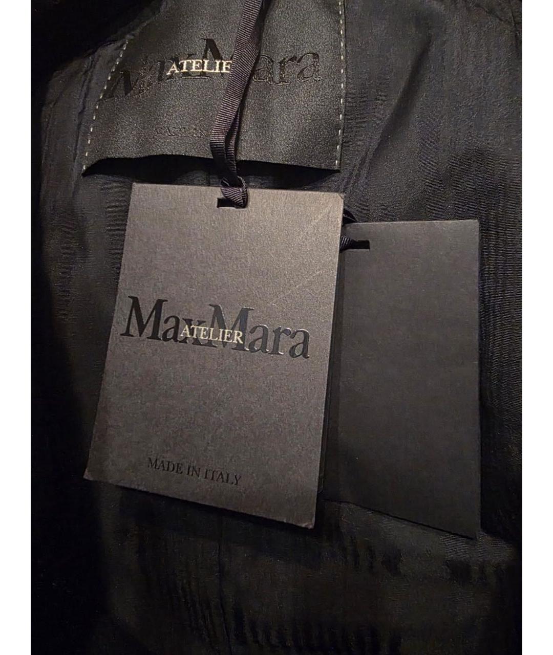 MAX MARA Черное шерстяное пальто, фото 3