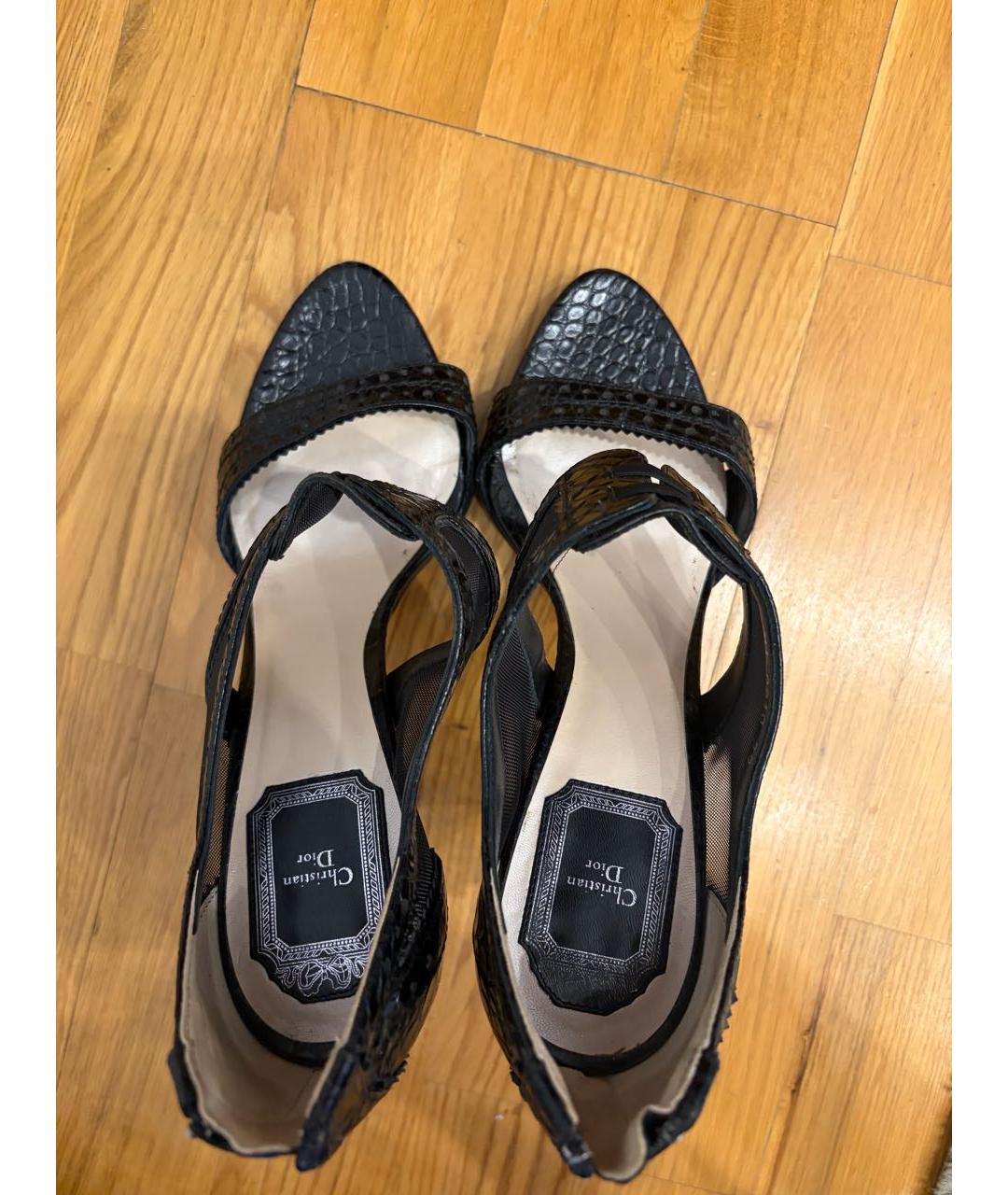 CHRISTIAN DIOR Черные туфли, фото 3