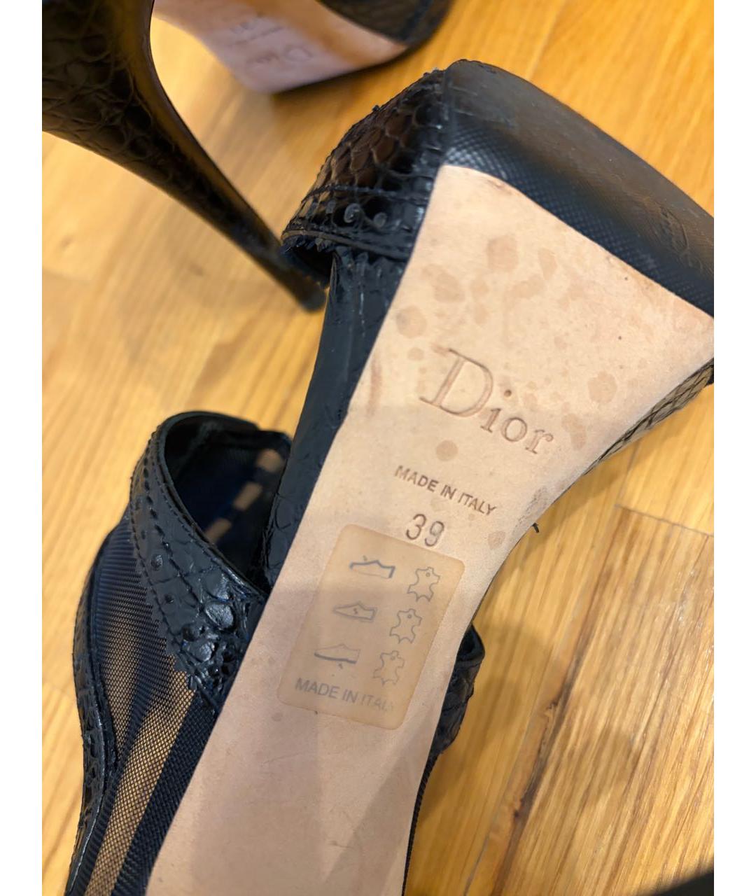 CHRISTIAN DIOR Черные туфли, фото 6