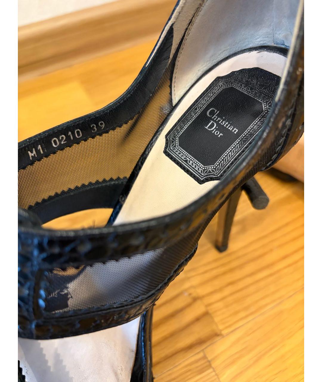 CHRISTIAN DIOR Черные туфли, фото 7