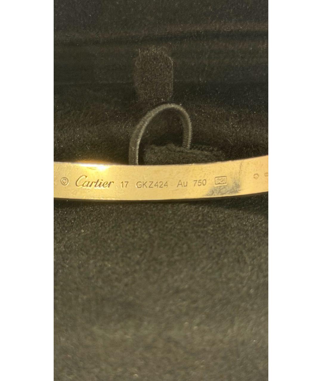 CARTIER Серебряный браслет из белого золота, фото 6