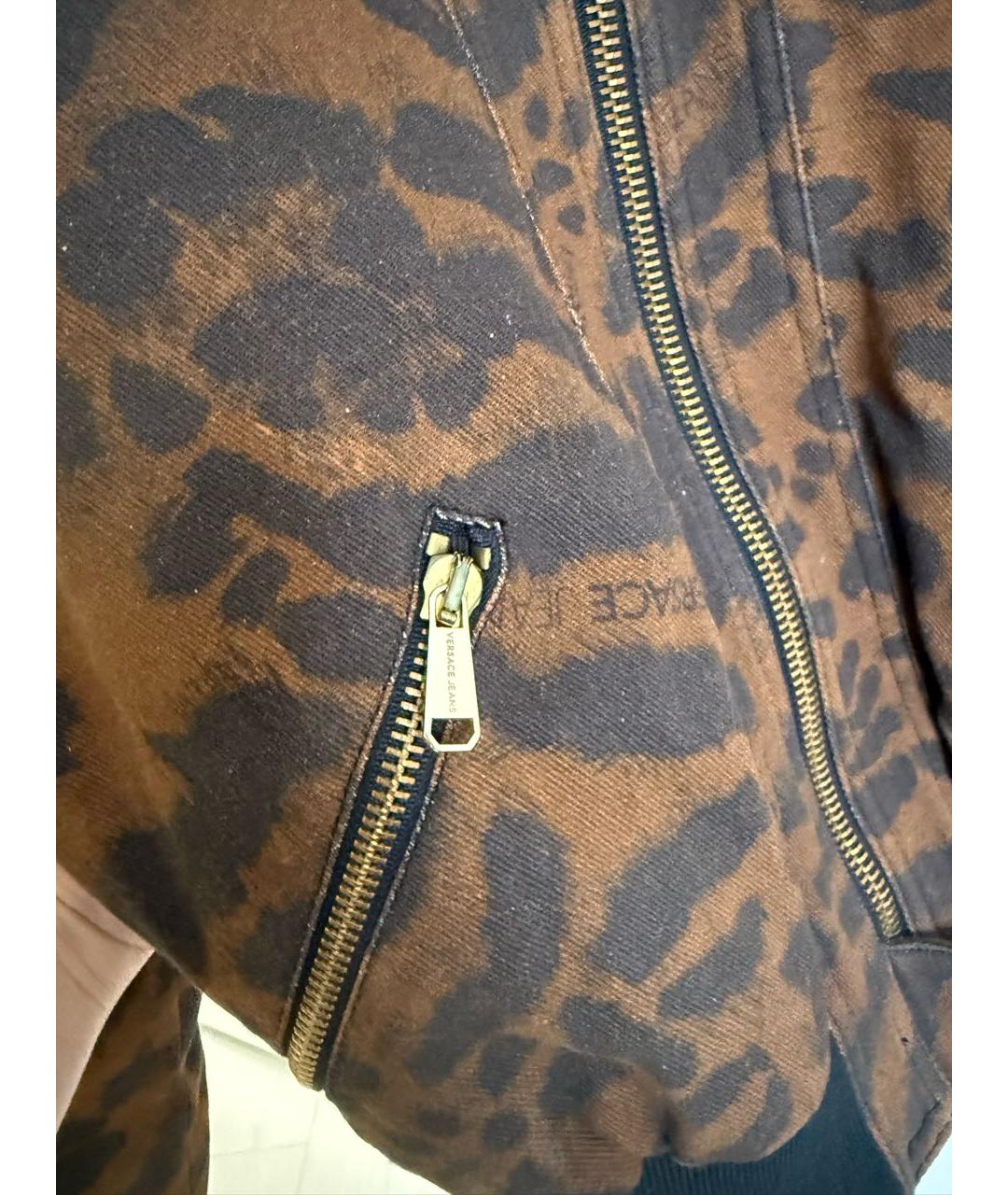 VERSACE Коричневая куртка, фото 4