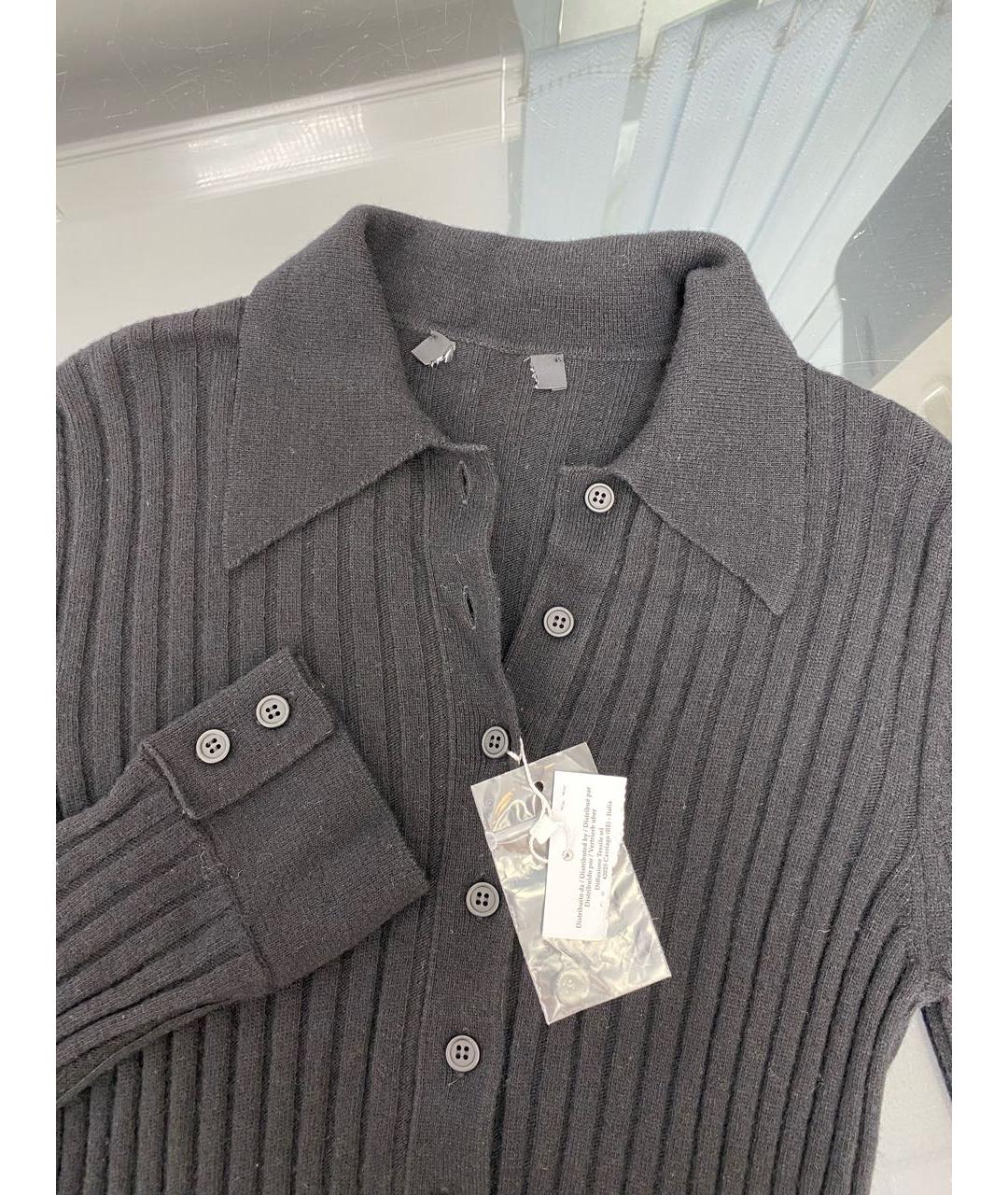 MAX MARA Черное шерстяное повседневное платье, фото 3