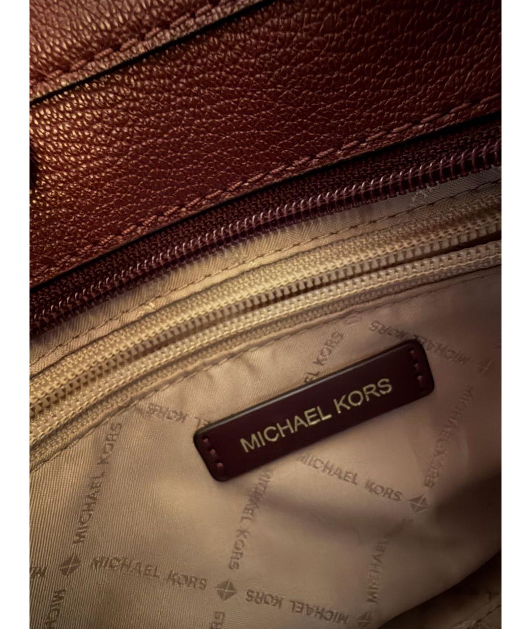 MICHAEL KORS Кожаная сумка через плечо, фото 4