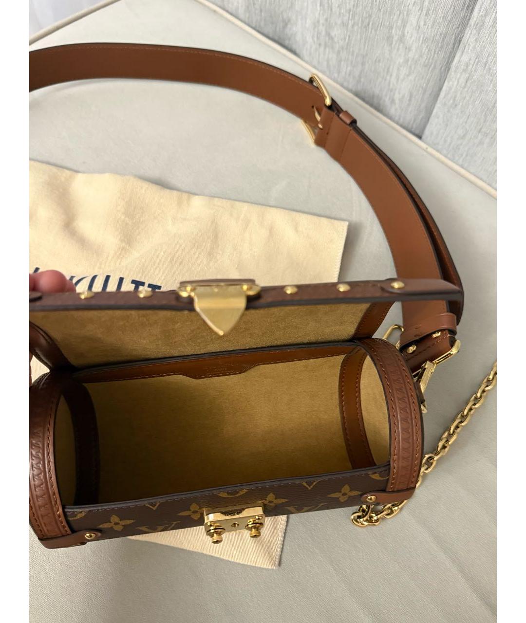 LOUIS VUITTON Коричневая сумка через плечо, фото 6