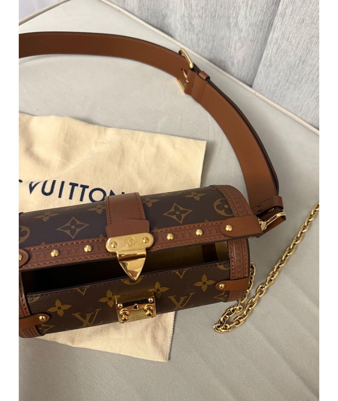 LOUIS VUITTON Коричневая сумка через плечо, фото 8