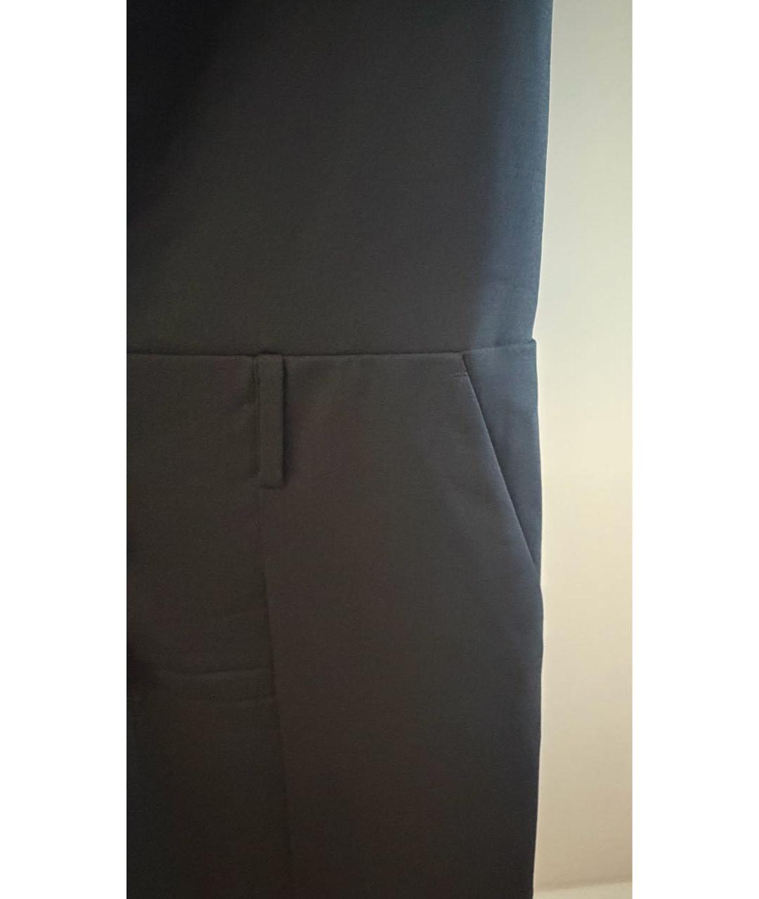 3.1 PHILLIP LIM Черное шерстяное повседневное платье, фото 3