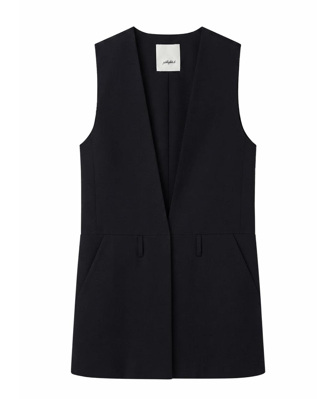 3.1 PHILLIP LIM Черное шерстяное повседневное платье, фото 1