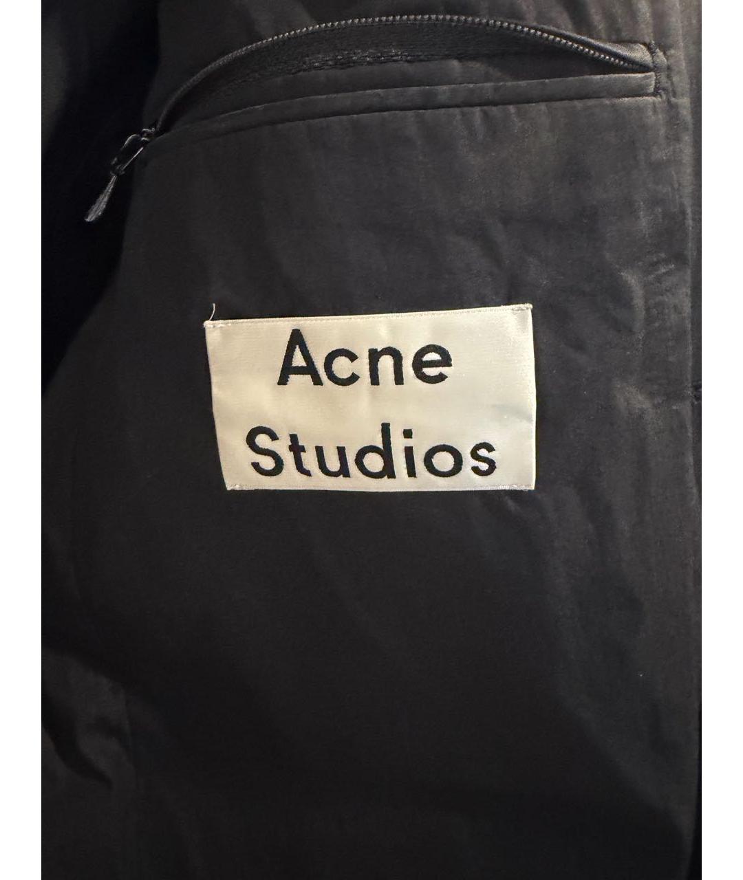 ACNE STUDIOS Черный хлопковый пиджак, фото 4