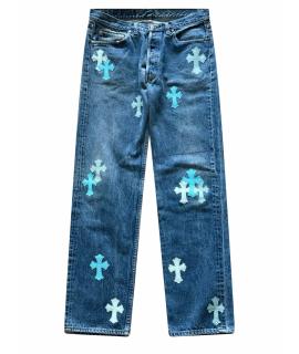 CHROME HEARTS Прямые джинсы