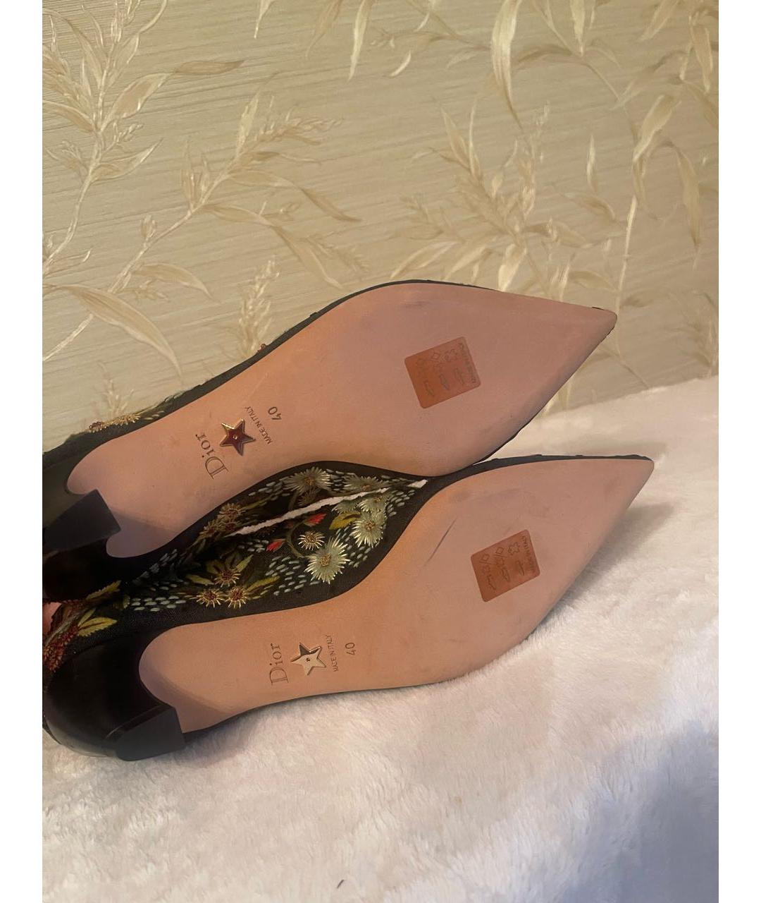 CHRISTIAN DIOR Текстильные ботильоны, фото 6