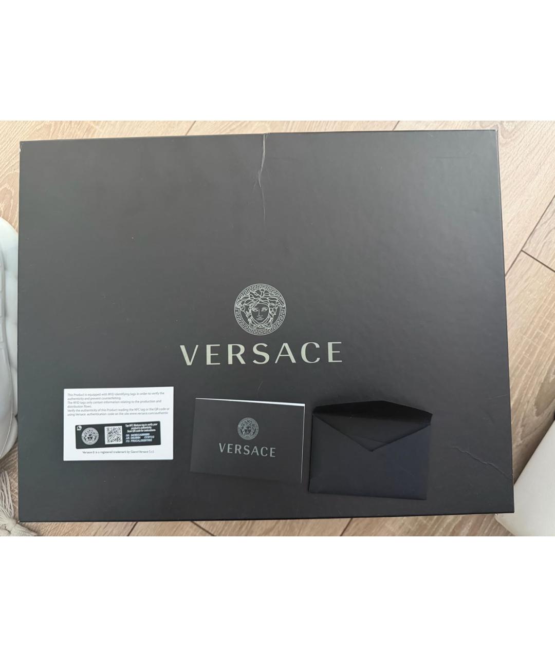 VERSACE Синие низкие кроссовки / кеды, фото 6