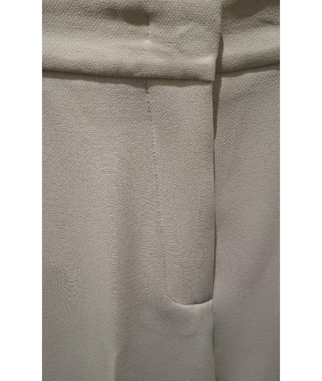 ERIKA CAVALLINI Бежевый полиэстеровый костюм с брюками, фото 4