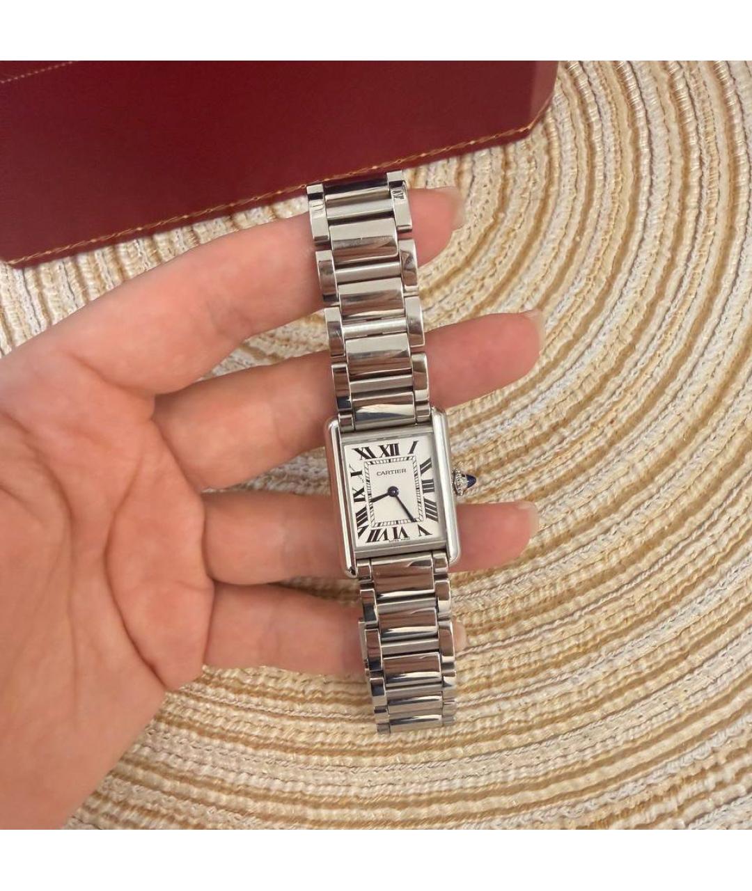 CARTIER Серебряные часы, фото 5