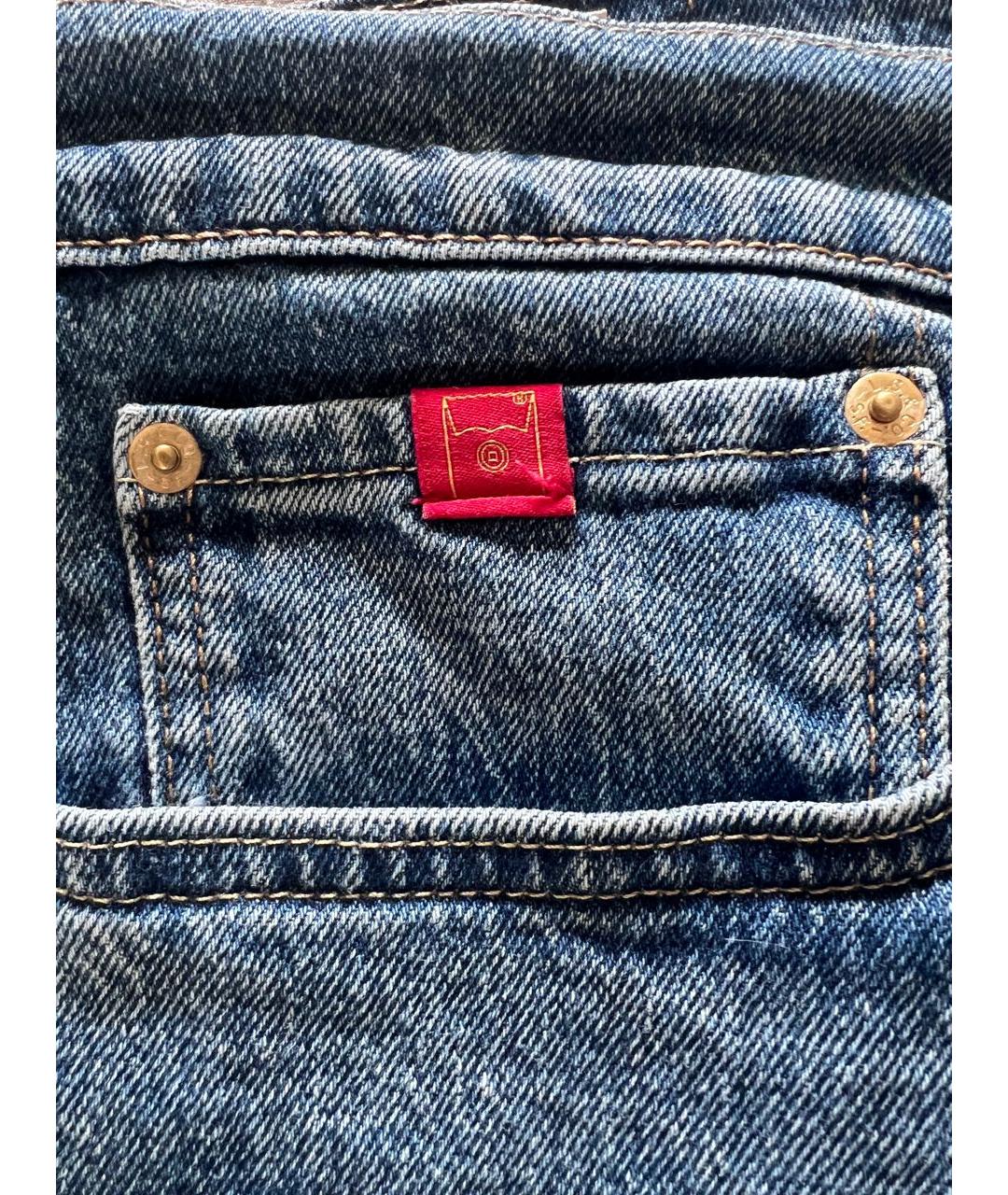 LEVI'S Синие хлопковые джинсы, фото 5