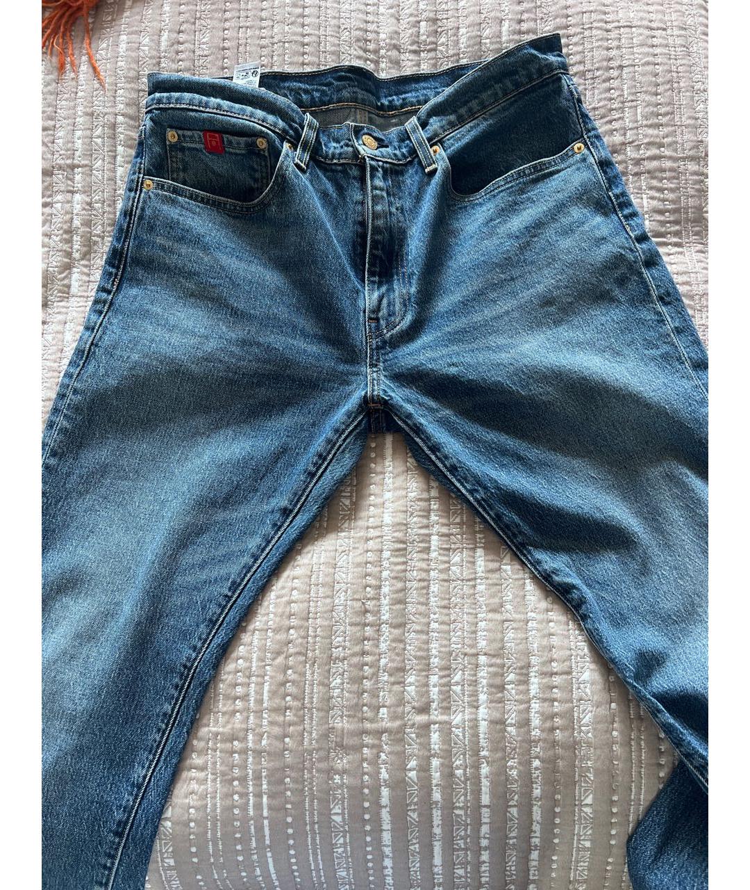 LEVI'S Синие хлопковые джинсы, фото 6