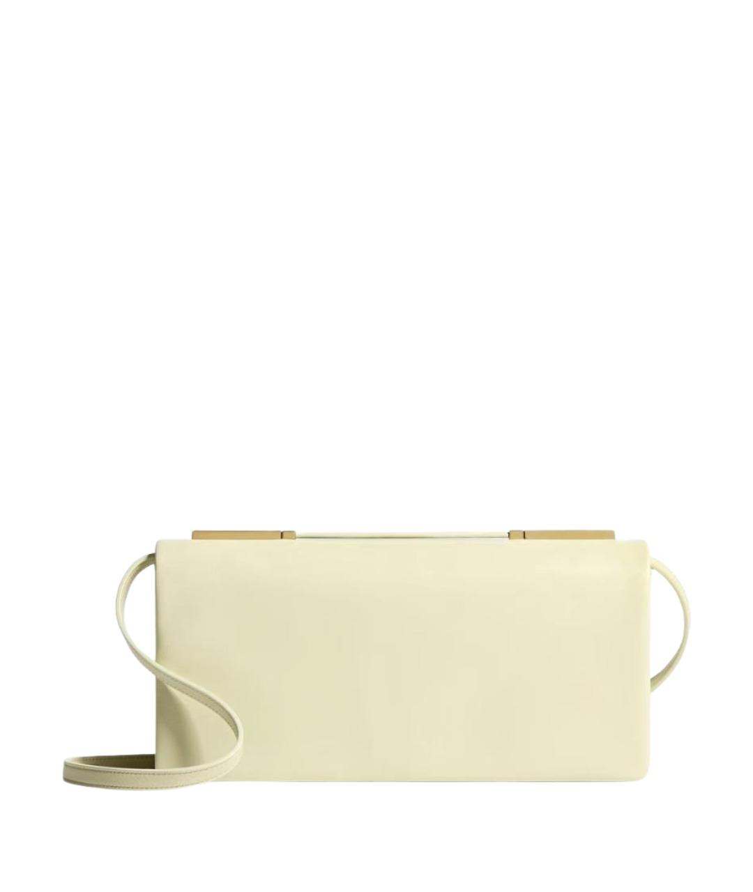 BOTTEGA VENETA Желтая кожаная сумка через плечо, фото 1