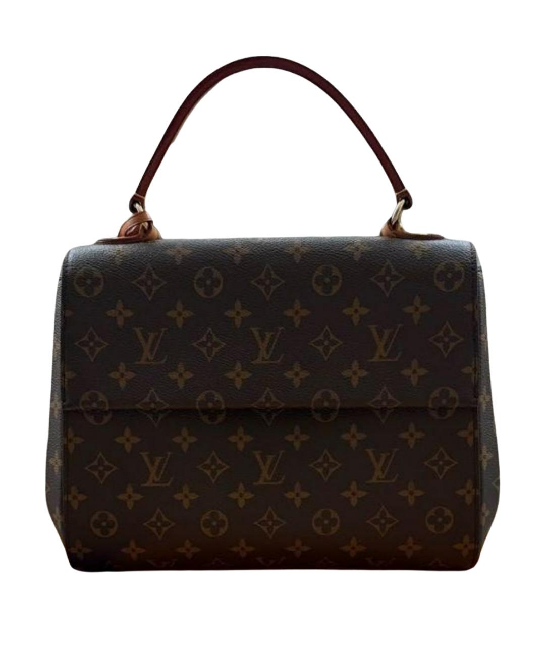 LOUIS VUITTON Коричневая сумка с короткими ручками из канвы, фото 1