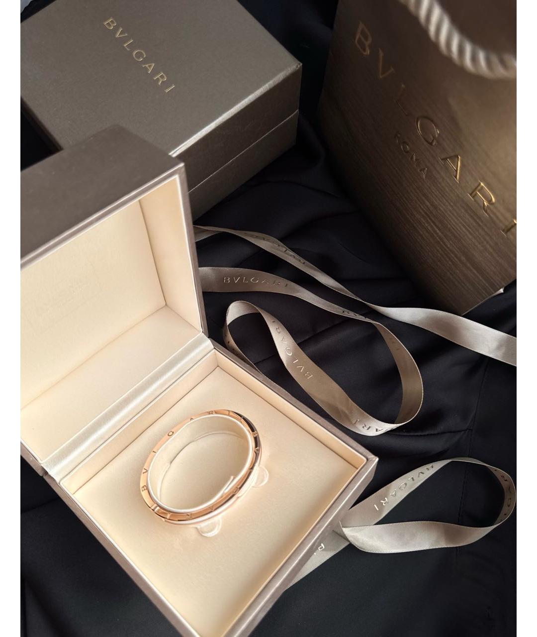 BVLGARI Белый браслет из розового золота, фото 2