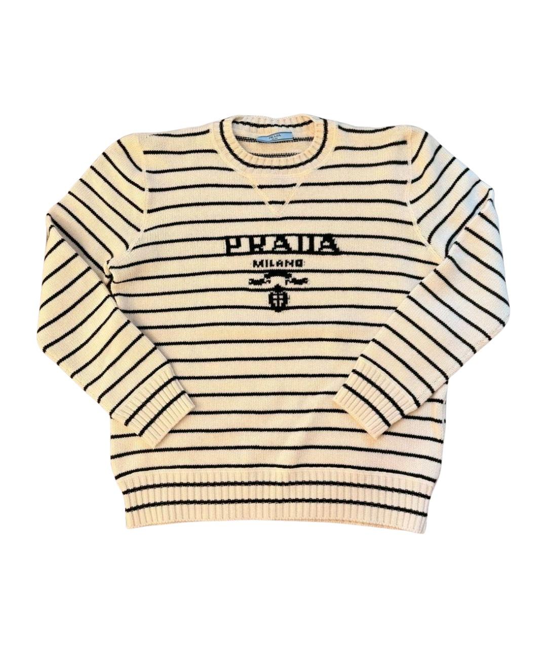 PRADA Белый джемпер / свитер, фото 1