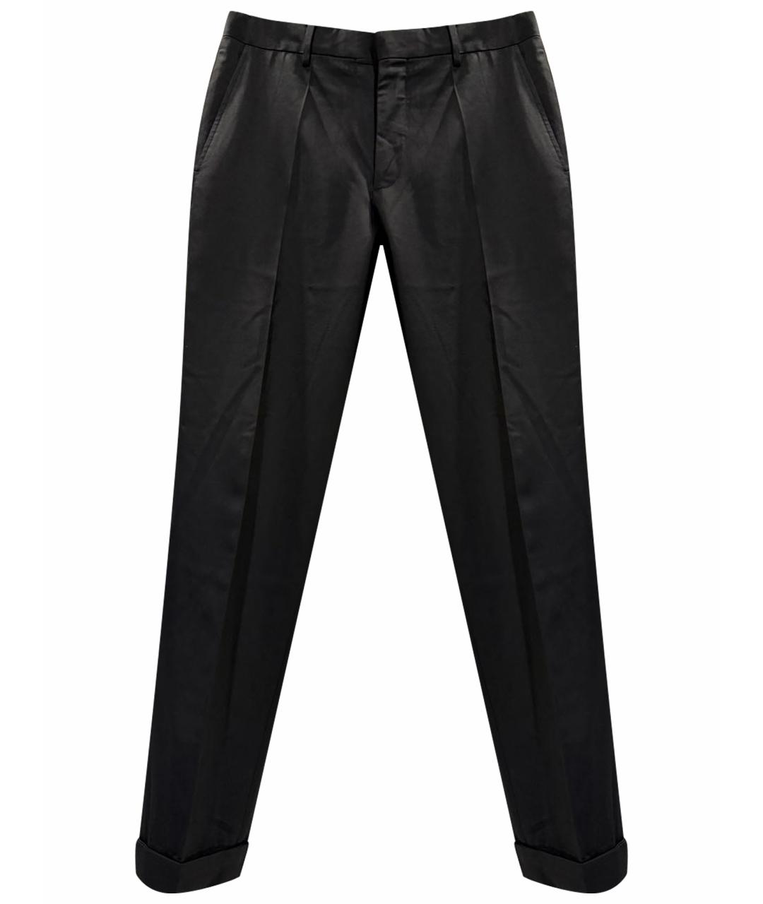 GIVENCHY Черные шерстяные классические брюки, фото 1
