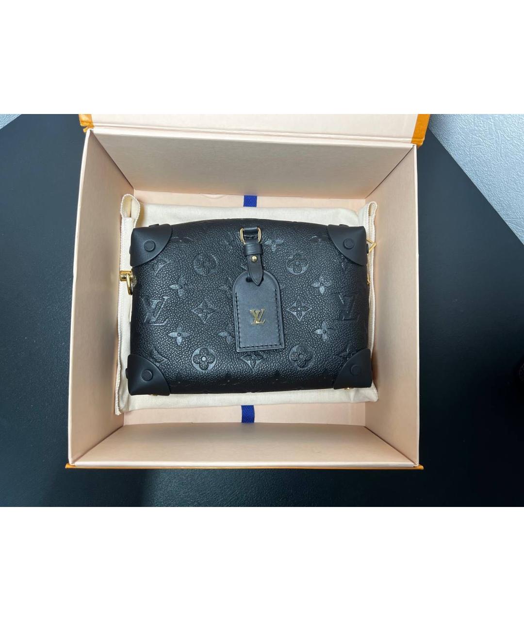 LOUIS VUITTON Черная сумка с короткими ручками, фото 7