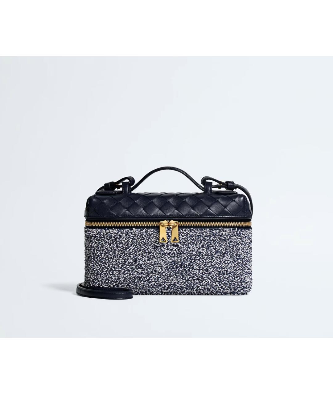 BOTTEGA VENETA Серая кожаная сумка через плечо, фото 4