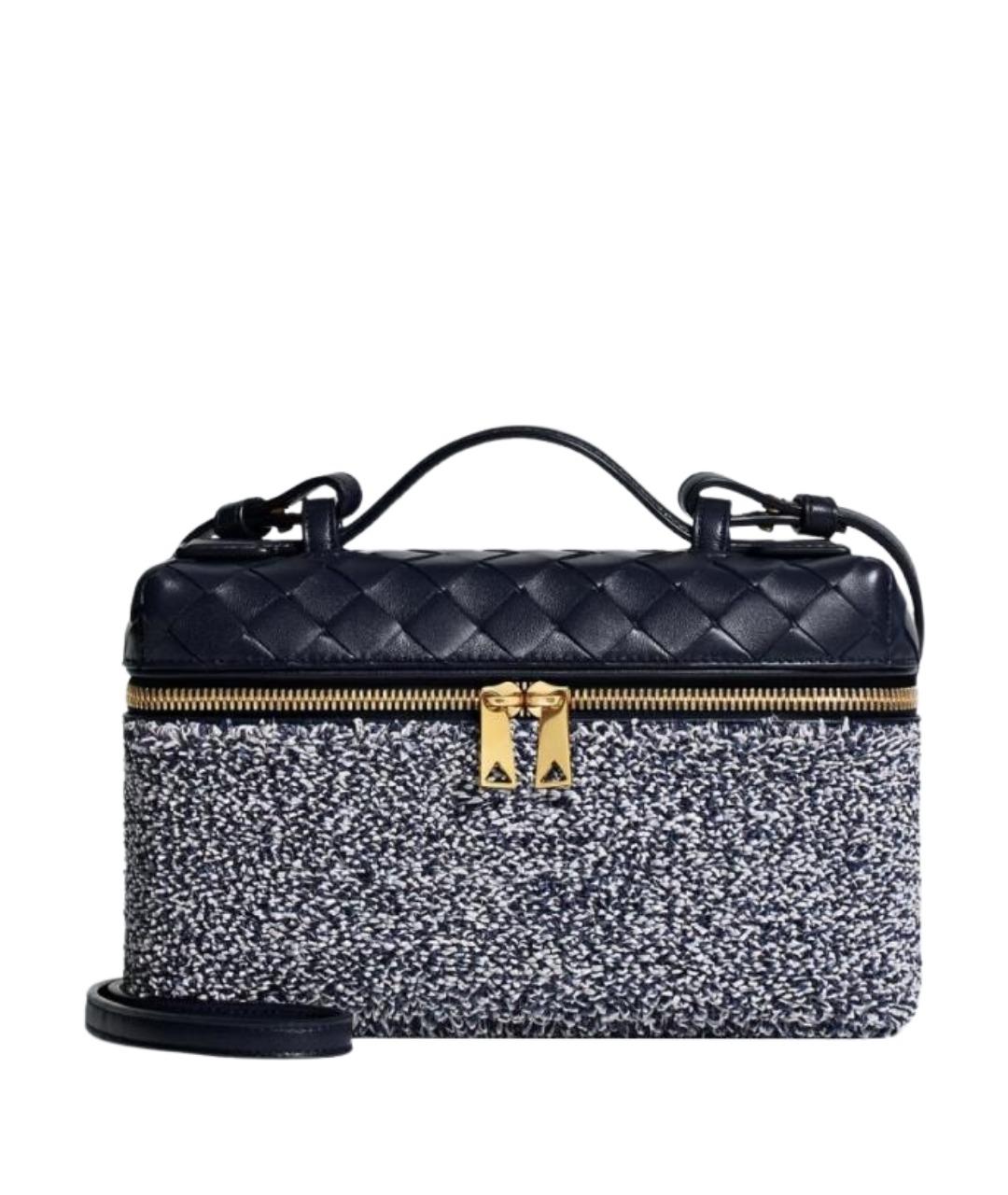 BOTTEGA VENETA Серая кожаная сумка через плечо, фото 1