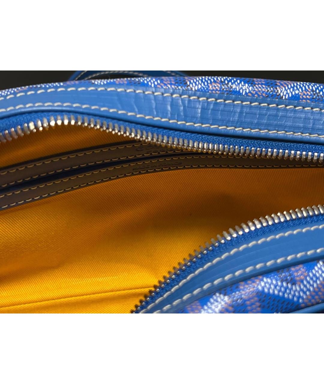 GOYARD Синяя сумка на плечо, фото 5