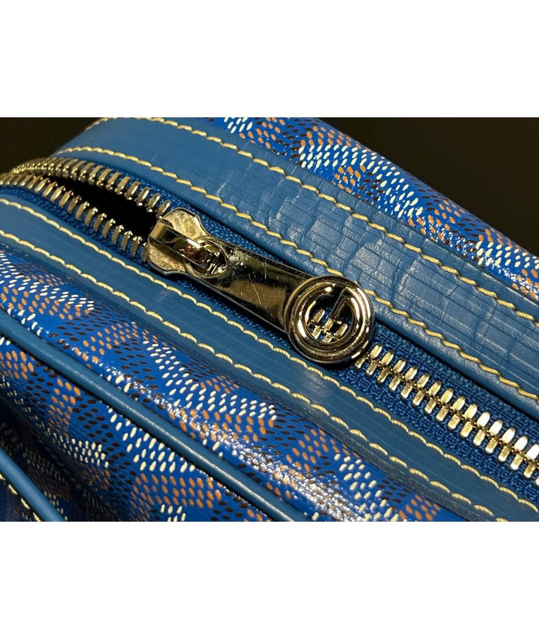 GOYARD Синяя сумка на плечо, фото 4