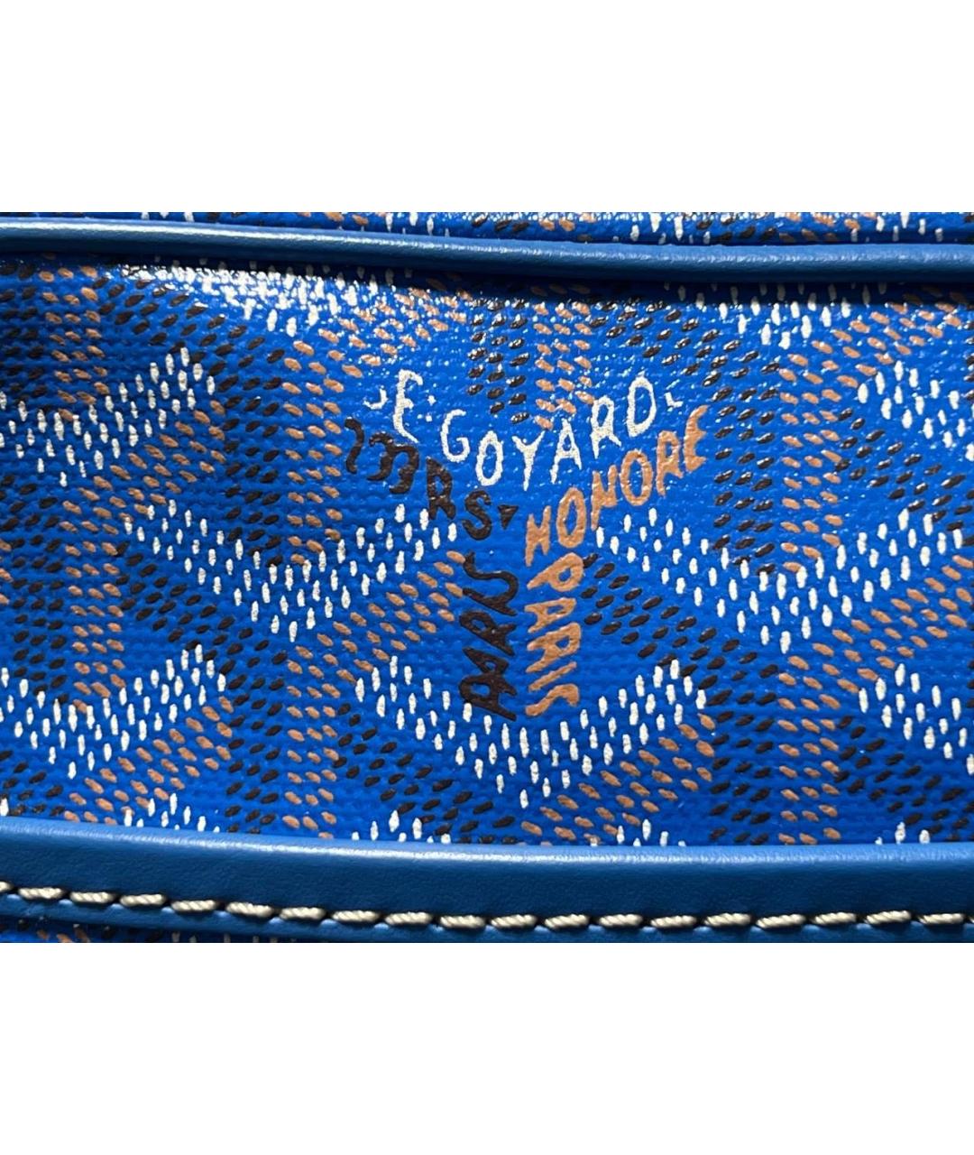 GOYARD Синяя сумка на плечо, фото 6