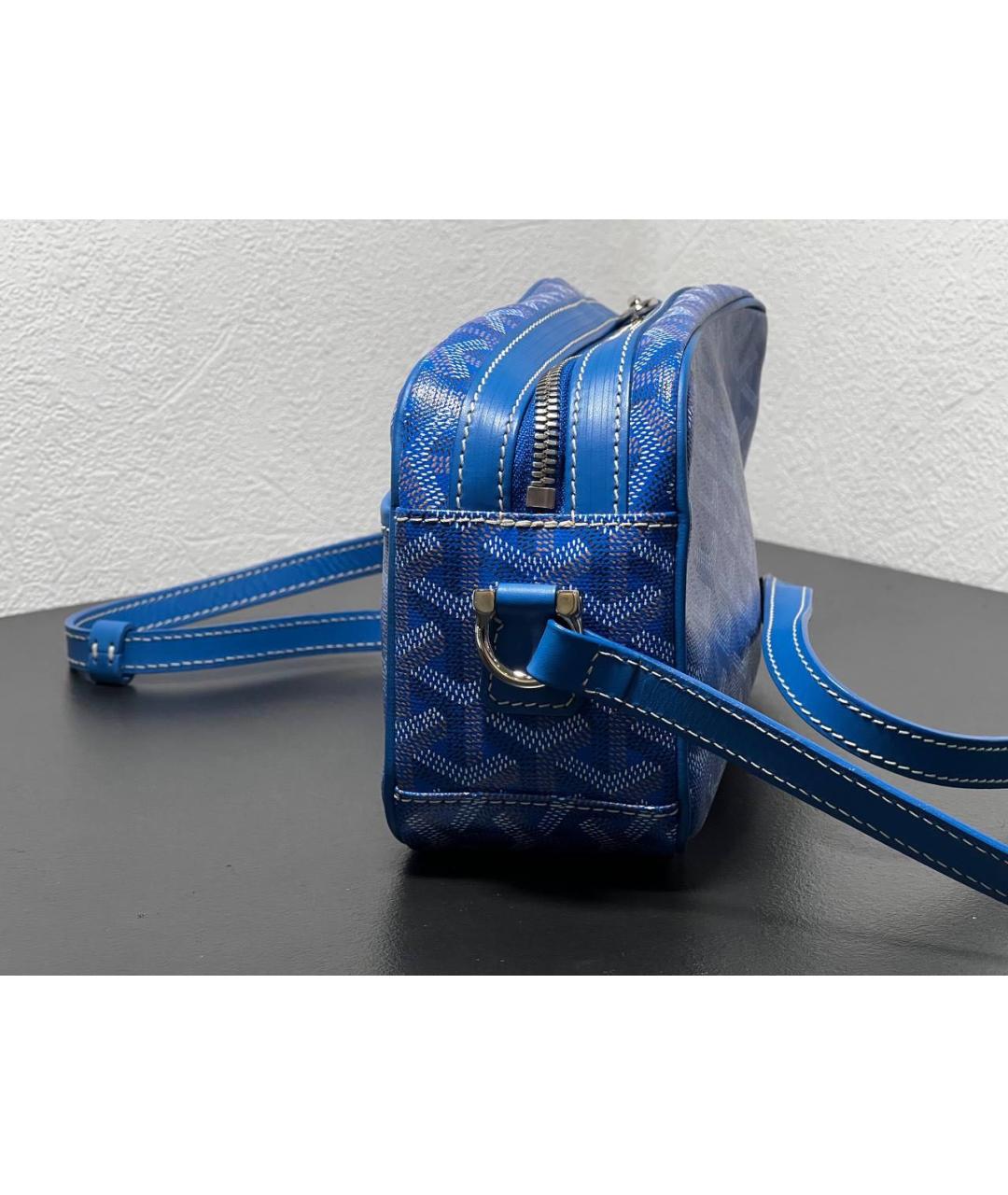 GOYARD Синяя сумка на плечо, фото 3